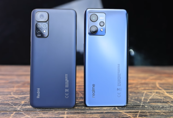 Названы различия в технических характеристиках смартфонов Vivo T1 и Realme 9
