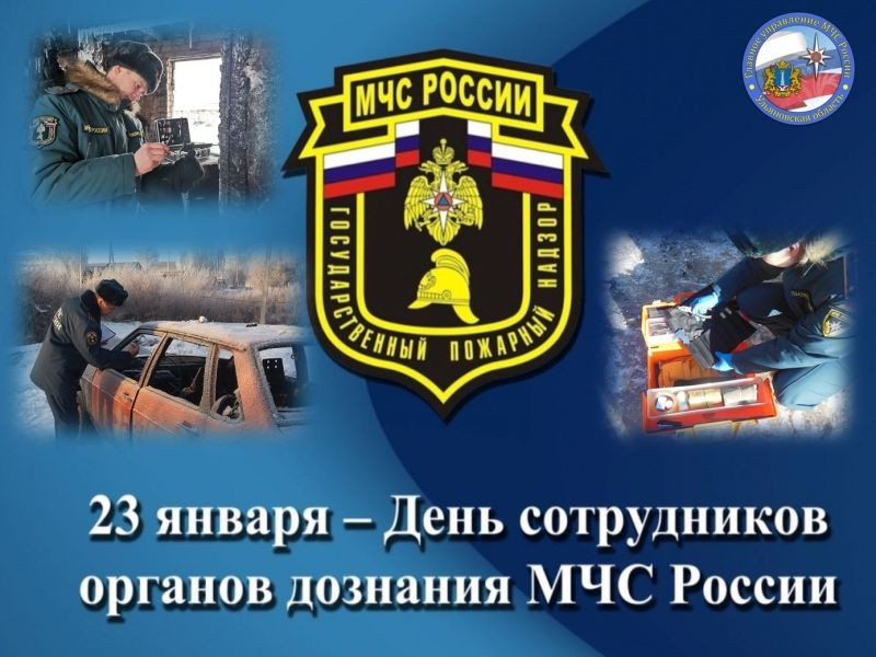 Поздравления ко Дню сотрудников органов дознания МЧС России 23 января