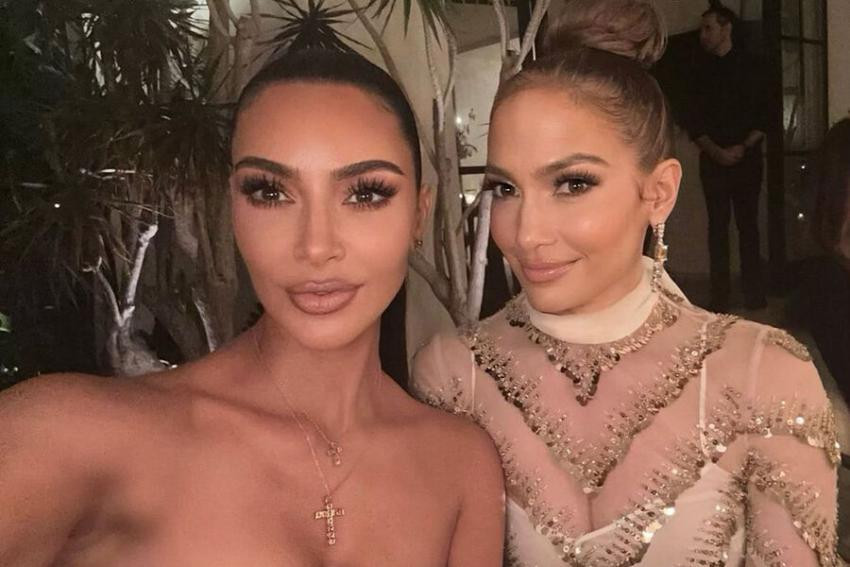 Поклонники оценили селфи Джей Ло с Ким Кардашьян на вечеринке Anastasia Beverly Hills