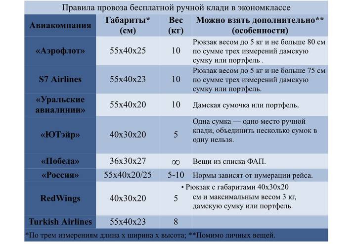 Как в России могут измениться правила провоза багажей и ручной клади в 2023 году