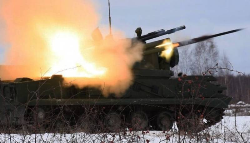 Поражение БЛА «Валькирия» ВСУ зенитчиками ЗРПК «Тунгуска» ДНР попало в кадр