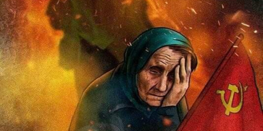 Реакция Платошкина на поступок украинской бабушки с Красным флагом