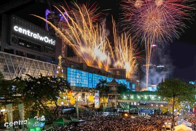 Тайланд встретил 2024 в CentralWorld в центре Бангкока