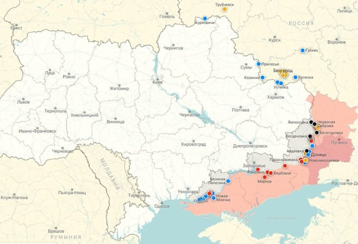 Последние новости СВО от 19 января 2024. Карта боевых действий на Украине на сегодня, военная сводка