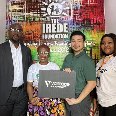 Vantage Foundation сотрудничает с IREDE Foundation для расширения прав и возможностей детей с ампутированными конечностями в Нигерии