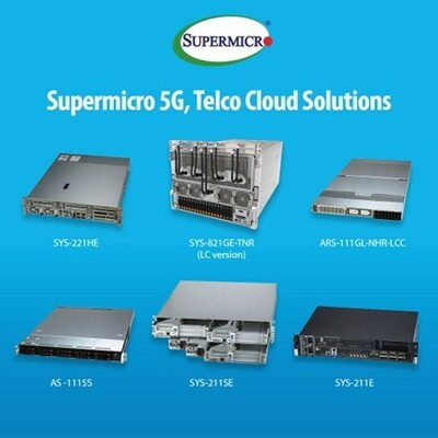 Новые решения Supermicro повышают производительность 5G и облачных рабочих нагрузок