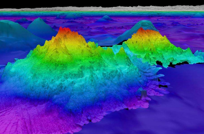 В Тихом океане обнаружены четыре подводные горы