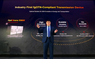 Huawei запустила первый в отрасли fgOTN-продукт для энергетики и транспортного сектора