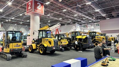 XCMG представила 39 инновационных моделей машин на выставке KOMATEK 2024 в Стамбуле