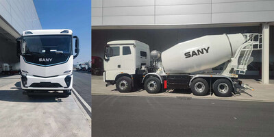 Электрический автобетоносмеситель SANY 408P прошел испытания на соответствие стандартам GSR ЕС
