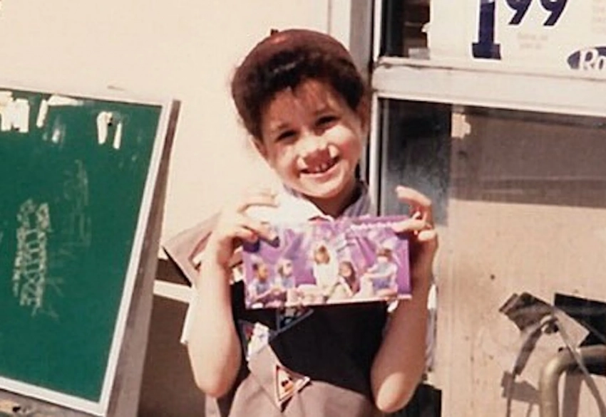 Меган Маркл показала свои детские фото