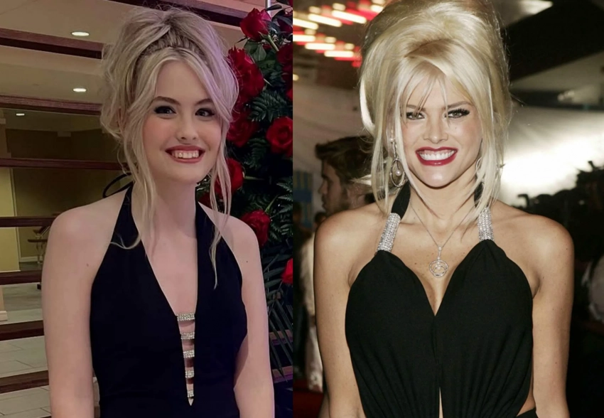 Два ярких выхода: 18-летняя дочь Анны Николь Смит повторила культовый образ матери и примерила её украшения