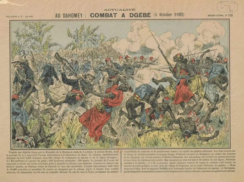 Вторая франко-дагомейская война: «Пуля — дура, штык — молодец!»