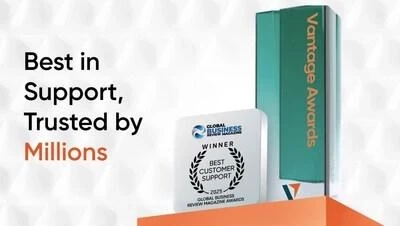 Vantage присуждена премия за «Лучшую клиентскую поддержку» на Global Business Review Magazine Awards 2025 