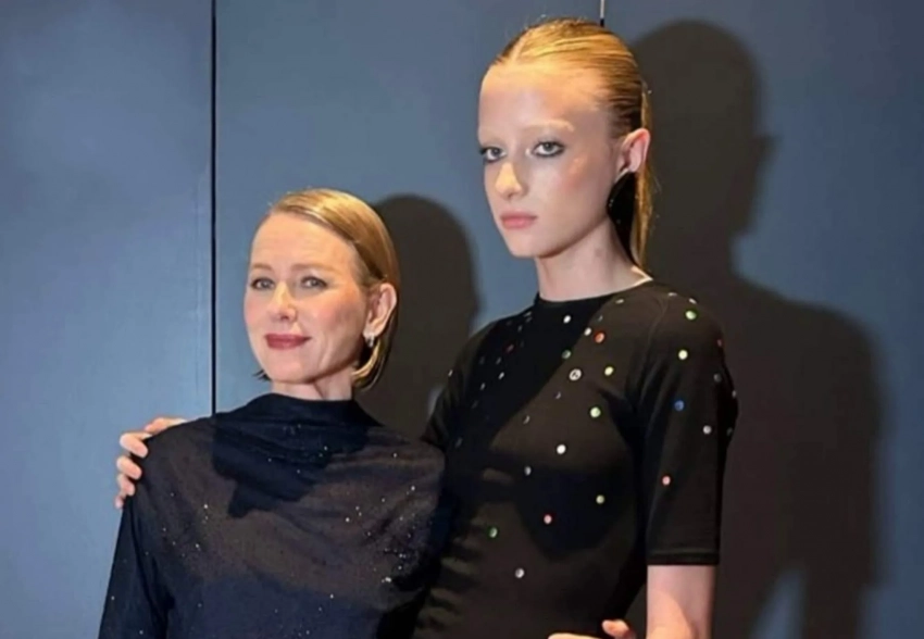 Наоми Уоттс посетила мероприятие Armani Beauty с сыном Каем