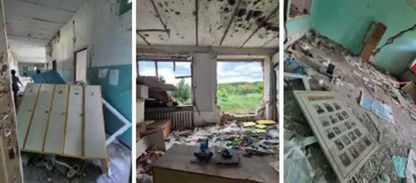 Сами себя и сдали: ВСУ в селе в ДНР превратили школу в опорник, оставив «автографы» на школьной доске