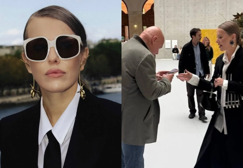 "Мужчины за 25 лет менялись, а походы за сумочками — нет". Ксения Собчак отдохнула в Париже и встретилась с Владимиром Познером