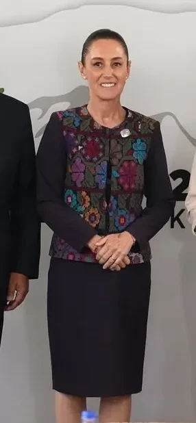 "Если такое возможно со мной, то что грозит другим женщинам?". Президента Мексики Клаудию Шейнбаум на публике попытались поцеловать и потрогать за грудь