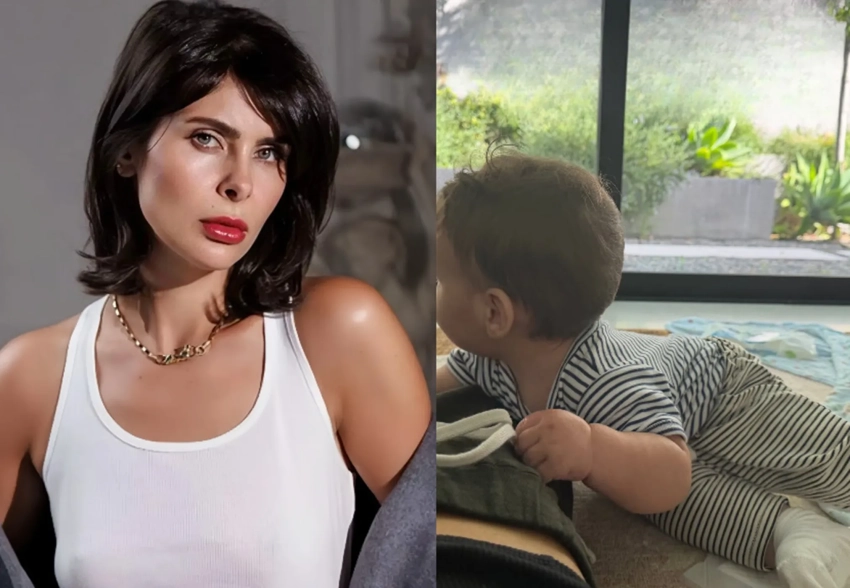 42-летняя Надежда Оболенцева показала подросшего сына-первенца от миллиардера Михаила Фридмана