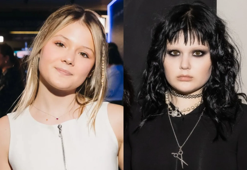 Чёрные волосы, smokey-eyes и шипы: младшая дочь певицы Глюкозы кардинально сменила имидж