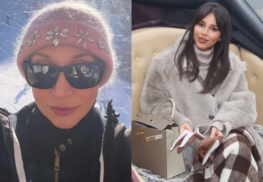 Шубы, золотые пуховики, "биркин" и Balenciaga: как Кристина Орбакайте с семьёй, Виктория Манасир с детьми и Ольга Карпуть отдыхают в Куршевеле