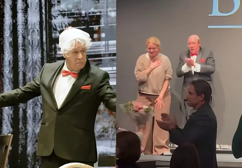 Михаил Ефремов впервые после освобождения из колонии вышел на сцену