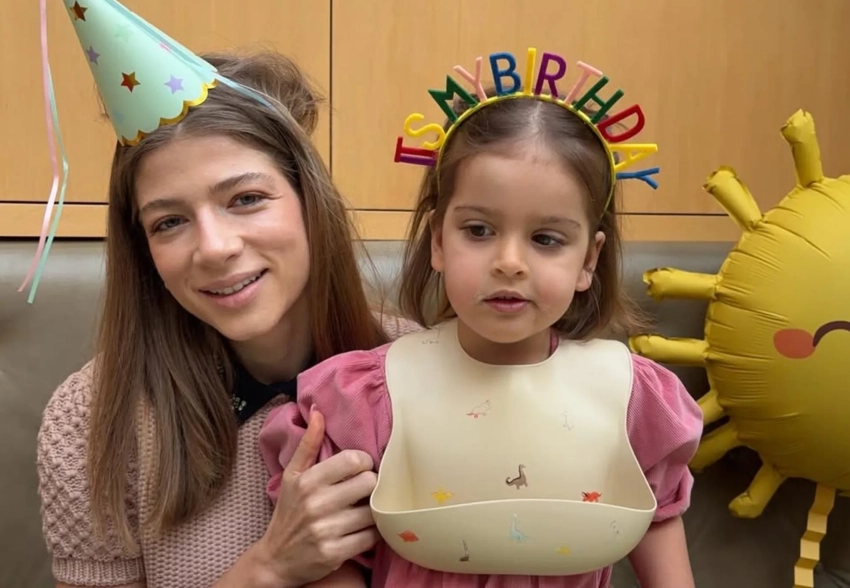 Саша Новикова и Федук отпраздновали четырёхлетие дочери