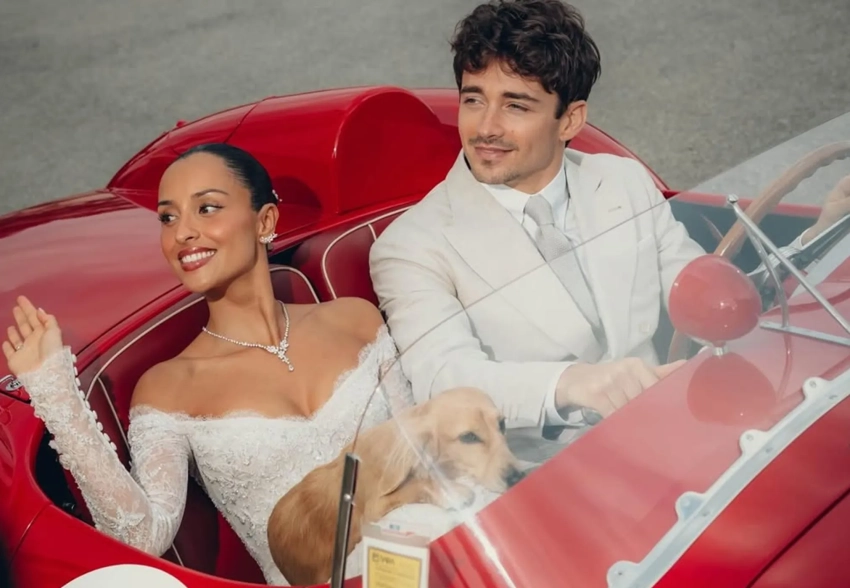 Звезда "Формулы-1" Шарль Леклер женился на модели