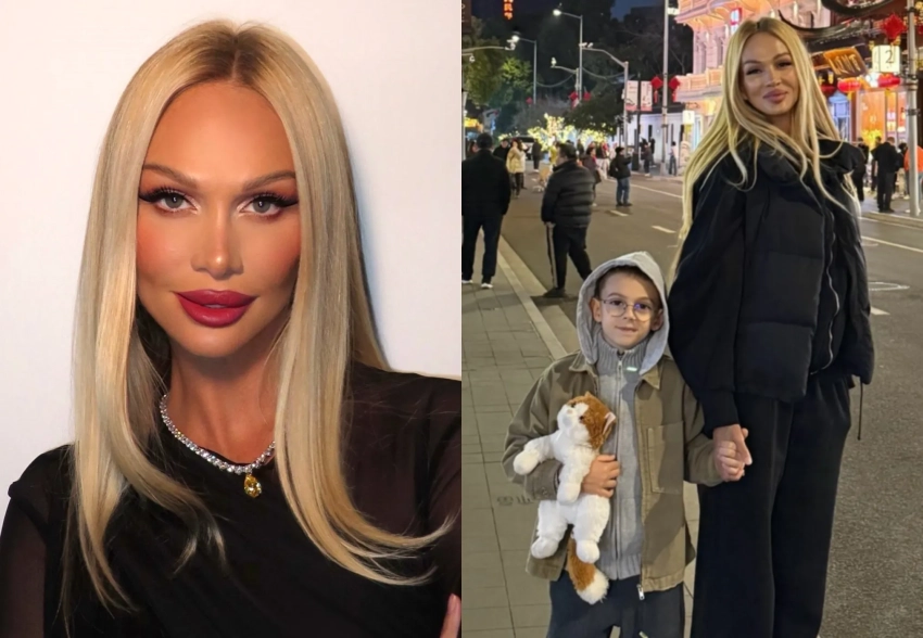 Виктория Лопырёва отдыхает в Китае с сыном