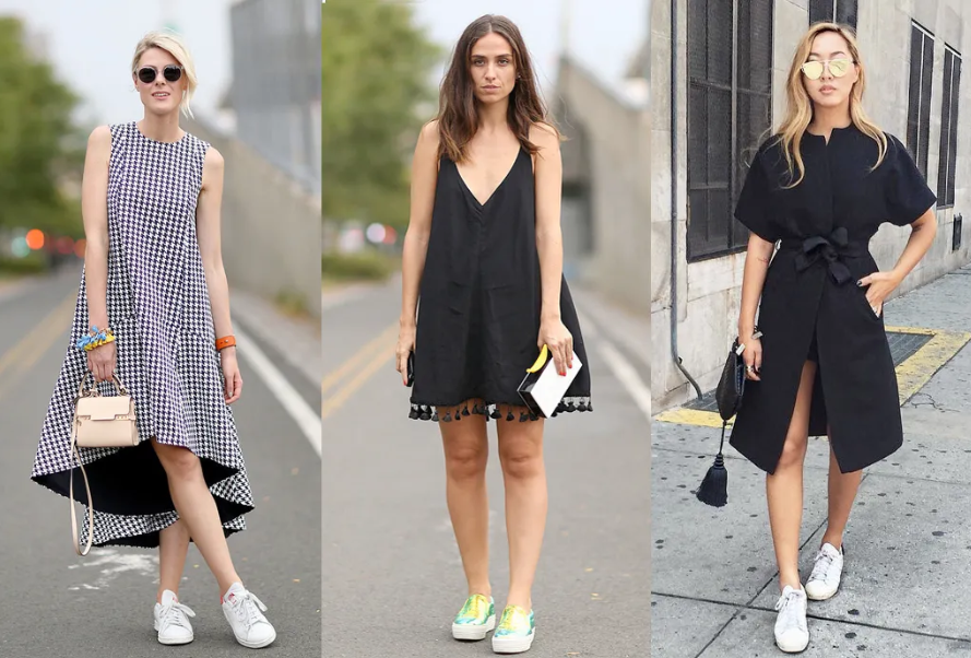 Какие 6 моделей платьев можно и нужно носить с обувью без каблука